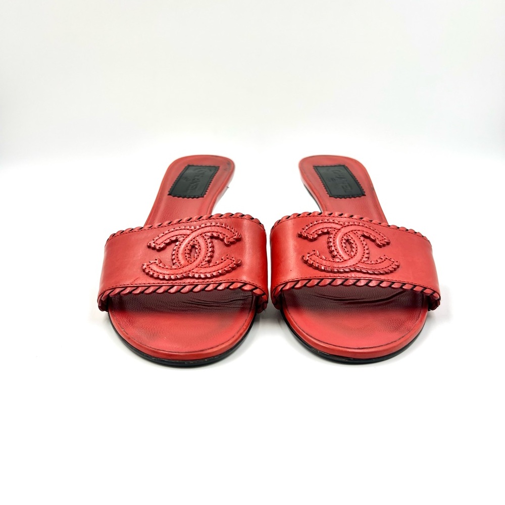 Chanel double C mules, sandals, kitten heels!